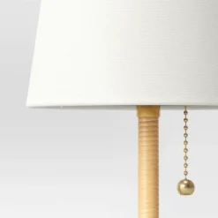 Mini Rattan Wrap Stick Table Lamp Brass - Threshold™ -Threshold GUEST 63dbdd05 9611 477a a830 058260853096