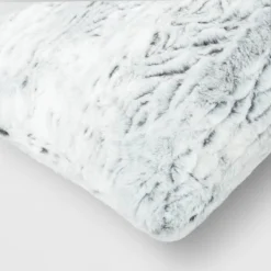 Tipped Snow Leopard Faux Fur Square Throw Pillow - Threshold™ 7 Tipped Snow Leopard Faux Fur Square Throw Pillow - Threshold™ -Threshold GUEST 668d17e8 01a5 40e8 86ab 0b7c616c19dd