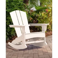 Shawboro POLYWOOD Patio Adirondack Rocking Chair - Threshold™ -Threshold GUEST 66bbe575 8f96 43d9 911b 764fc0f1f20b