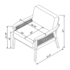 Westbury Cane Lounge Armchair Beige - Threshold™ 11 Westbury Cane Lounge Armchair Beige - Threshold™ -Threshold GUEST 670f5171 f111 45d4 9304 c584b692719e