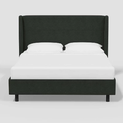 Antwerp Wingback Platform Bed In Linen - Threshold™ 1 Antwerp Wingback Platform Bed In Linen - Threshold™