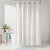 Crochet Trim Shower Curtain Cream - Threshold™