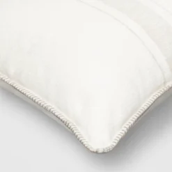 Oversized Placed Striped Square Throw Pillow - Threshold™ -Threshold GUEST 683554c0 8d76 4b3f 9a2f 9796e65bed71