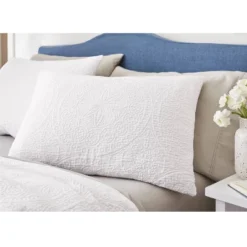 Matelasse Washed Medallion Pillow Sham - Threshold™ -Threshold GUEST 6847bfcf 0495 4033 b741 dc23e195b6aa