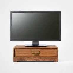 Wood Monitor Stand With Drawer - Threshold™