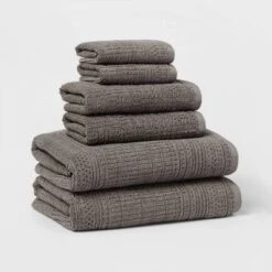 6pc Modern Bath Towels And Washcloths Set - Threshold™ 21 6pc Modern Bath Towels And Washcloths Set - Threshold™ -Threshold GUEST 6b75e890 90c7 48cb 9d0f 33d4676a2608