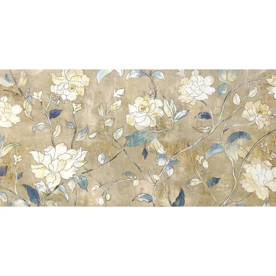 47.24" X 23.62" Floral Unframed Canvas - Threshold™ 2 47.24" X 23.62" Floral Unframed Canvas - Threshold™ - Image 2
