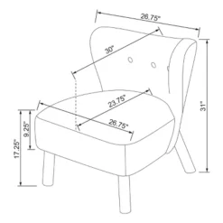 Sculpted Faux Shearling Accent Chair Cream - Threshold™ Designed With Studio McGee 11 Sculpted Faux Shearling Accent Chair Cream - Threshold™ Designed With Studio McGee -Threshold GUEST 6cce5bcf 1c60 4d1a be28 f6d5e9c9ce77