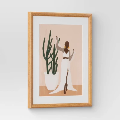 16" X 20" Beauty By Stormy Nesbit Glass/Wood Framed Wall Poster With Mat - Threshold™ 2 16" X 20" Beauty By Stormy Nesbit Glass/Wood Framed Wall Poster With Mat - Threshold™ - Image 2