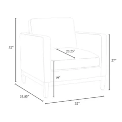 Woodland Hills Wood Base Chair Light Gray - Threshold™ Designed With Studio McGee 11 Woodland Hills Wood Base Chair Light Gray - Threshold™ Designed With Studio McGee -Threshold GUEST 6e8f4d51 943c 49ba 9657 ccd0dc5a9fa7