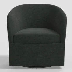 Rhea Swivel Chair In Linen - Threshold™