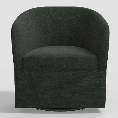 Rhea Swivel Chair In Linen - Threshold™ 1 Rhea Swivel Chair In Linen - Threshold™