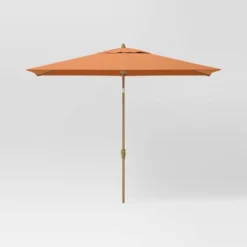 10'x6' Rectangular Market Patio Umbrella - Light Wood Pole - Threshold™ 26 10'x6' Rectangular Market Patio Umbrella - Light Wood Pole - Threshold™ -Threshold GUEST 7026a379 acb5 40d3 9e28 ea63462c9136