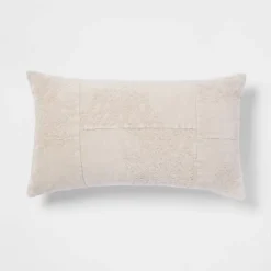 Oversized Washed Pieced Chenille Lumbar Throw Pillow - Threshold™ 10 Oversized Washed Pieced Chenille Lumbar Throw Pillow - Threshold™ -Threshold GUEST 7135abcb b294 46f2 8b31 5859dbf20e3f