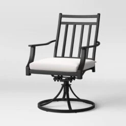 Fairmont 2pk Metal Patio Swivel Rocking Dining Chair - Threshold -Threshold GUEST 724a742c bead 41f0 9a30 9b11482fa479