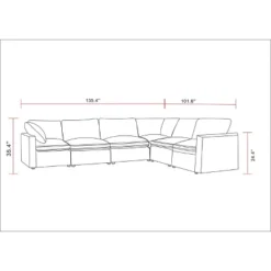 6pc Allandale Modular Sectional Sofa Set - Project 62™ -Threshold GUEST 726a1934 b02b 4ad9 a72b c86219cb5c9d