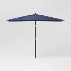 10'x6' Rectangular Market Patio Umbrella - Black Pole - Threshold™ -Threshold GUEST 7281ed2b fc08 4caa b913 d92e31c7ea9b