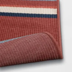 5'x7' Striped Outdoor Rug Red - Threshold™ -Threshold GUEST 72b660af 2a60 4389 977d 00aa8af46d50