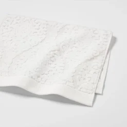 Ogee Towel White - Threshold™ 7 Ogee Towel White - Threshold™ -Threshold GUEST 73f2bb81 cc3a 4e84 9535 9fb46e58e4b7