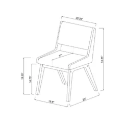 Holmdel Mid-Century Dining Chair Beige - Threshold™ -Threshold GUEST 7433d1be c10c 46ac b1b8 270decced24b