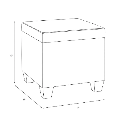 Ottoman Velvet - Skyline Furniture 4 Ottoman Velvet - Skyline Furniture - Image 4