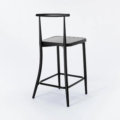 Northwood Metal Cafe Counter Height Barstool Black - Threshold™ Designed With Studio McGee 3 Northwood Metal Cafe Counter Height Barstool Black - Threshold™ Designed With Studio McGee - Image 3