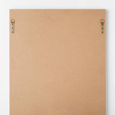 22" X 65" Woven Check Full Length Mirror Natural - Threshold™ Designed With Studio McGee 3 22" X 65" Woven Check Full Length Mirror Natural - Threshold™ Designed With Studio McGee - Image 3