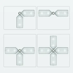 Aluminum Corner Tension Pole Caddy Gray - Threshold™ 7 Aluminum Corner Tension Pole Caddy Gray - Threshold™ -Threshold GUEST 75ce258a 9f45 4721 9e05 3c2e81d435c3