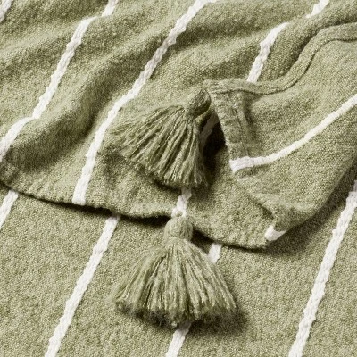 Tasseled Boucle Bed Throw - Threshold™ 2 Tasseled Boucle Bed Throw - Threshold™ - Image 2