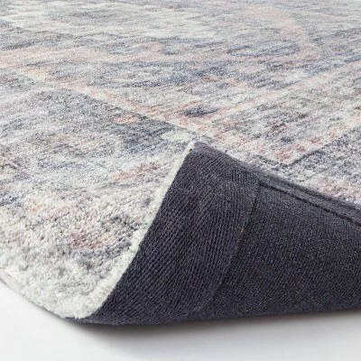 Brighton Distressed Vintage Persian Rug Light Blue - Threshold™ Designed With Studio McGee 3 Brighton Distressed Vintage Persian Rug Light Blue - Threshold™ Designed With Studio McGee - Image 3