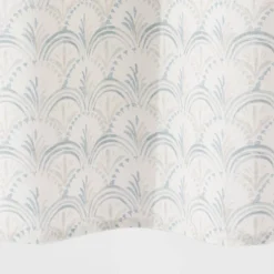 Block Print Scallop Shower Curtain Aqua Blue - Threshold™ 5 Block Print Scallop Shower Curtain Aqua Blue - Threshold™ -Threshold GUEST 778a054f a5b3 486b 8a5e 47632fd96cbf