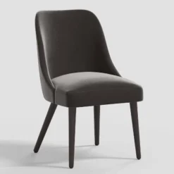 Geller Modern Dining Chair In Shiny Velvet Mystere - Threshold™ -Threshold GUEST 77ecaaf8 9424 4be8 936e 60fc223142cc