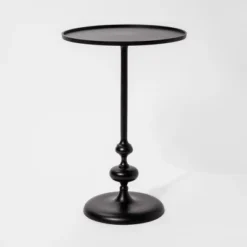 Londonberry Turned Metal Accent Table Black - Threshold 18 Londonberry Turned Metal Accent Table Black - Threshold -Threshold GUEST 78009dd0 dddf 4ac6 a4fc d2665f9d9972
