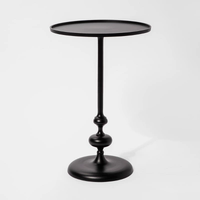 Londonberry Turned Metal Accent Table Black - Threshold 9 Londonberry Turned Metal Accent Table Black - Threshold - Image 9