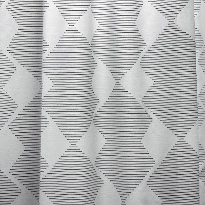 1pc 54"x84" Sheer Clipped Curtain Panel Radiant Gray - Threshold™ 3 1pc 54"x84" Sheer Clipped Curtain Panel Radiant Gray - Threshold™ - Image 3