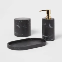 Marble Bath Canister Black - Threshold™ 7 Marble Bath Canister Black - Threshold™ -Threshold GUEST 7ca18d25 cfc7 40e3 becf 4b182909cdc2 2