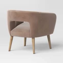 Barrel Open Back Accent Chair Velvet Camel - Threshold™ 6 Barrel Open Back Accent Chair Velvet Camel - Threshold™ -Threshold GUEST 7cda3f6e f279 4070 a7ef 92b757c1d401