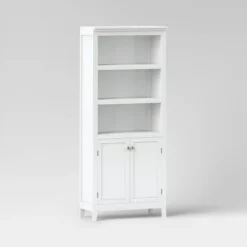 72" Carson 5 Shelf Bookcase With Doors - Threshold 17 72" Carson 5 Shelf Bookcase With Doors - Threshold -Threshold GUEST 7d13a320 a881 4623 87ab 176b8890729a