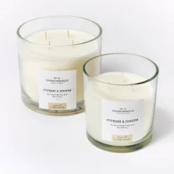 Clear Glass Cypress & Juniper Candle White - Threshold™ Designed With Studio McGee -Threshold GUEST 7d898c39 8a13 4ddb bd04 1def94ae2a46