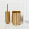 Brushed Brass Toilet Bowl Brush Gold - Threshold™