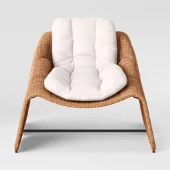 2pc Wexler Statement Chair With Ottoman - Brown - Threshold™ -Threshold GUEST 7f4f8a7c 7133 4ecf ba51 542c3b377e89