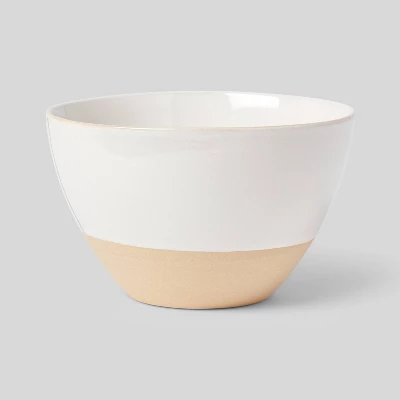 16pc Stoneware Wethersfield Dinnerware Set White - Threshold™ 4 16pc Stoneware Wethersfield Dinnerware Set White - Threshold™ - Image 4