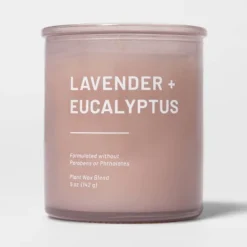 Glass Jar Lavender And Eucalyptus Candle - Threshold™ 8 Glass Jar Lavender And Eucalyptus Candle - Threshold™ -Threshold GUEST 809cac14 c554 458a 8774 49a2f6be7e7b