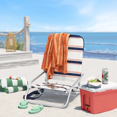 Cushioned Sand Chair With Carry Strap - Threshold™ 1 Cushioned Sand Chair With Carry Strap - Threshold™