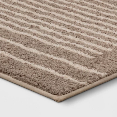 2'6"x4' Washable Knitted Stripe Accent Rug - Threshold™ 2 2'6"x4' Washable Knitted Stripe Accent Rug - Threshold™ - Image 2