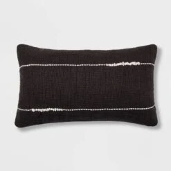 Embroidered Thin Line Lumbar Throw Pillow - Threshold™ 10 Embroidered Thin Line Lumbar Throw Pillow - Threshold™ -Threshold GUEST 83519d45 3b50 42e9 acdb 2aa37482f1a7