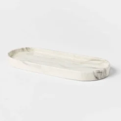 4pc Marbled Ceramic Bathroom Accessories Set Marble - Threshold™ -Threshold GUEST 843b6dca ff64 4b65 8cb2 01f3e429d177