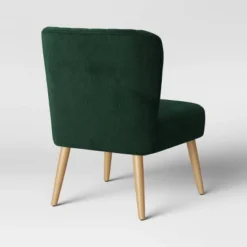 Chelidon Velvet Slipper Chair Green - Threshold™ -Threshold GUEST 84c88f78 43b2 4476 bf01 fde2ea4f4522
