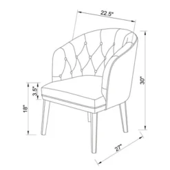 Catonsville Barrel Chair - Threshold™ 11 Catonsville Barrel Chair - Threshold™ -Threshold GUEST 84d57330 6205 40a6 86a3 35635ca951ac