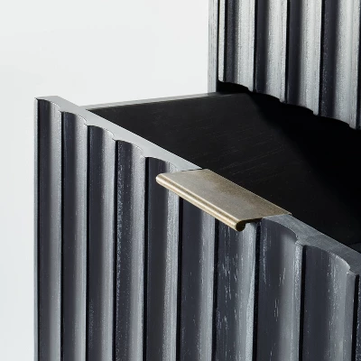 Thousand Oaks Wood Scalloped End Table With Drawers - Threshold™ Designed With Studio McGee 4 Thousand Oaks Wood Scalloped End Table With Drawers - Threshold™ Designed With Studio McGee - Image 4